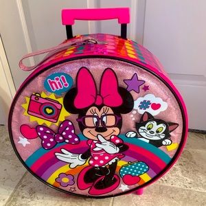 Disney Minnie Mouse Rolling Round Travel Case